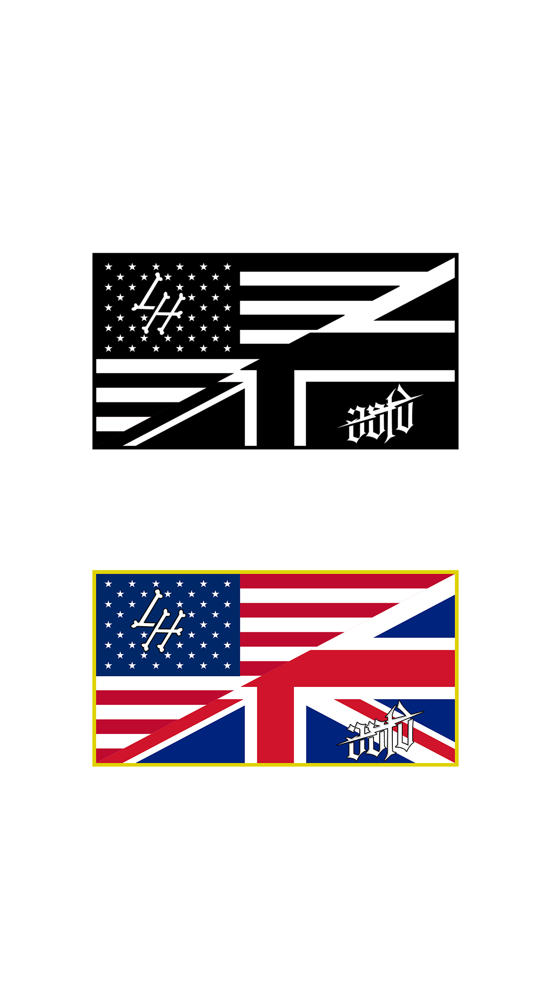 LH x AOTD Flag Sticker Pack